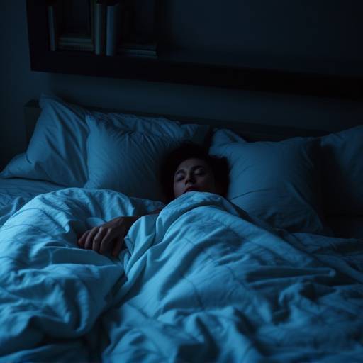 A person tossing and turning in bed, representing the struggle with insomnia.